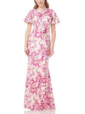 JS Collections Louisa Boat Neck Mermaid Gown Size 8 NWT